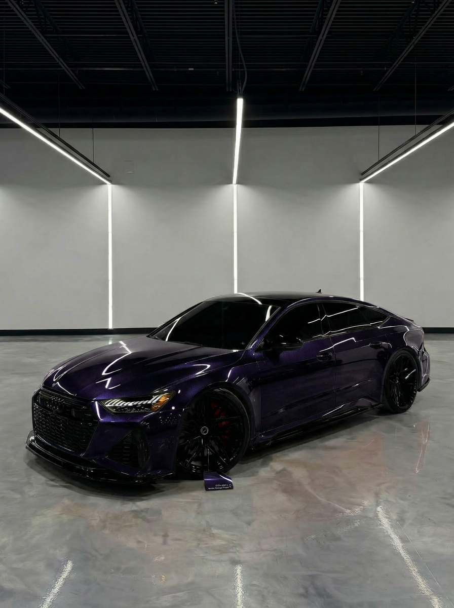 Gloss Metallic Midnight Purple