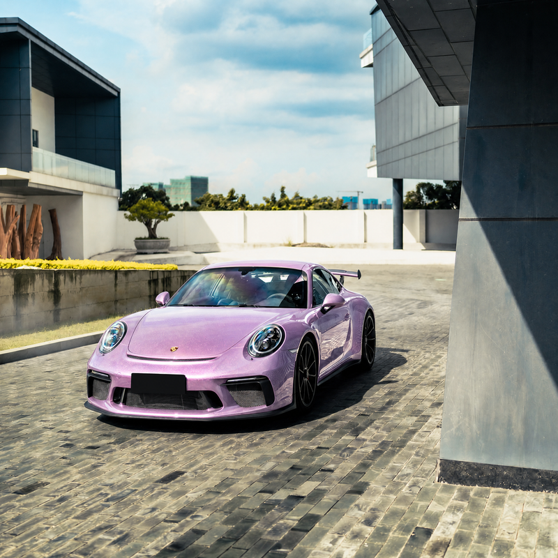 Gloss Metallic Starry Purple Pink（Retro)