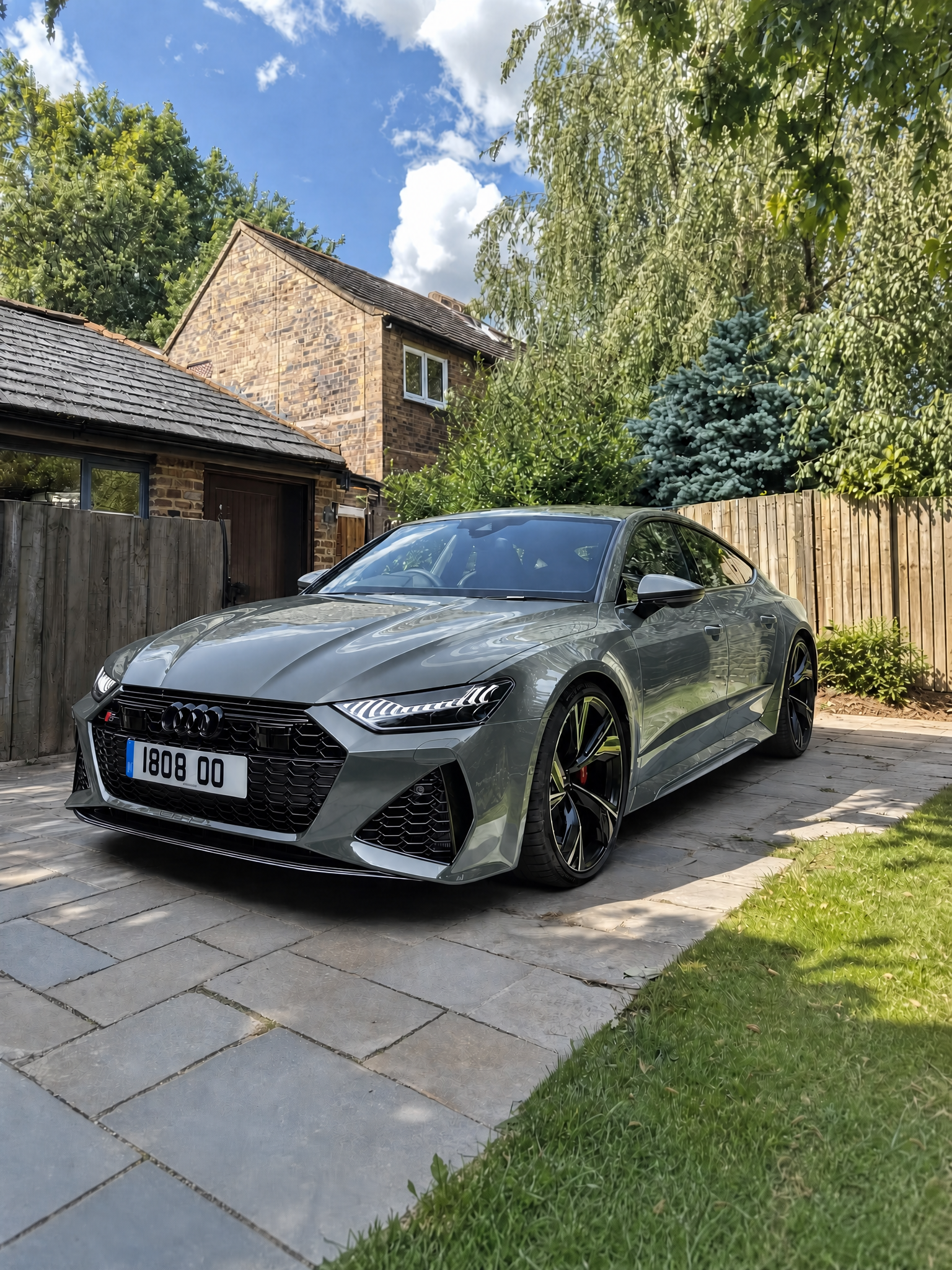 Gloss Metallic Sage Green