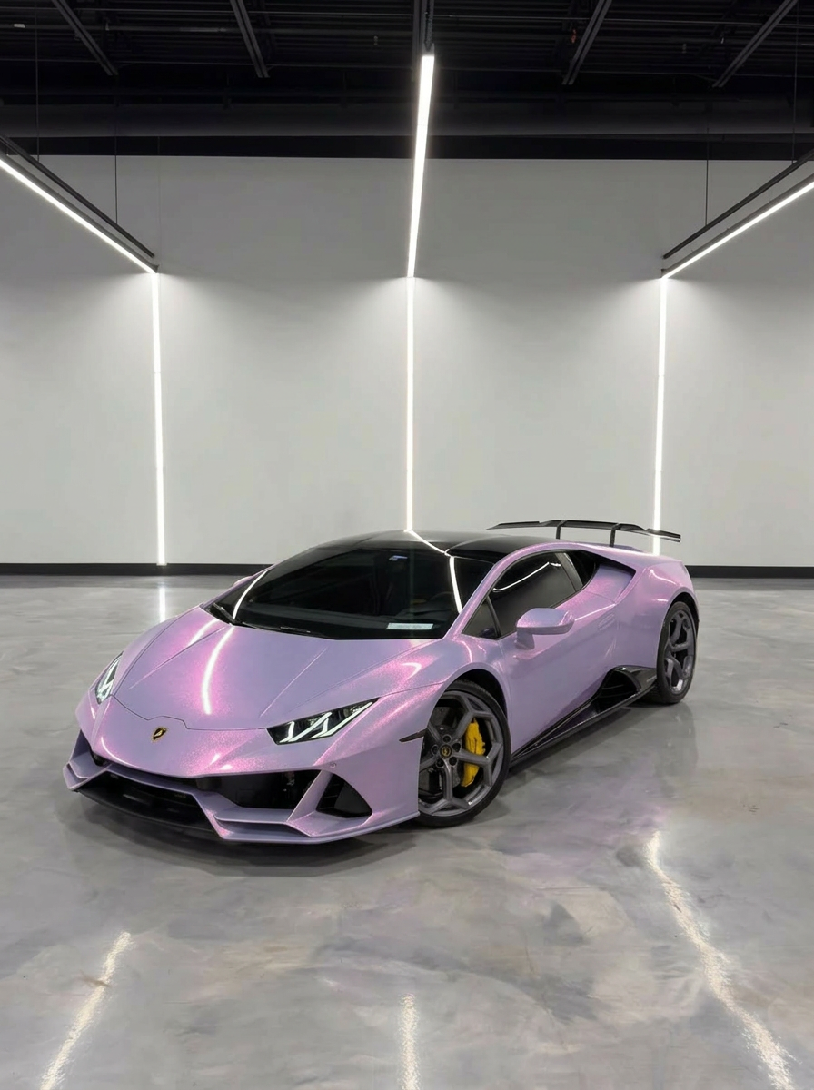 Gloss Metallic Starry Purple Pink