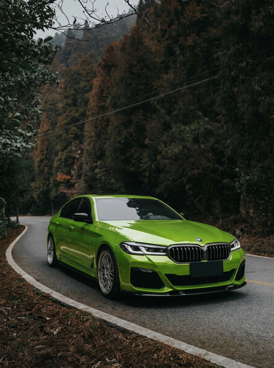 Gloss Metallic Retro Green