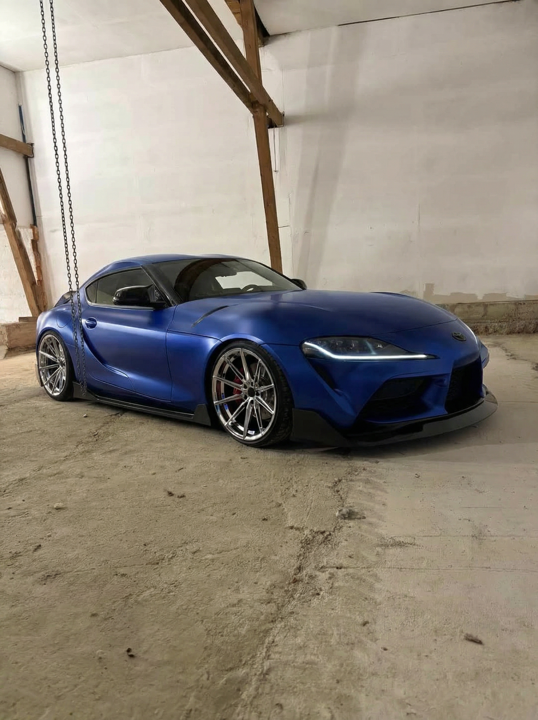 Satin Liquid Metallic Cobalt Blue