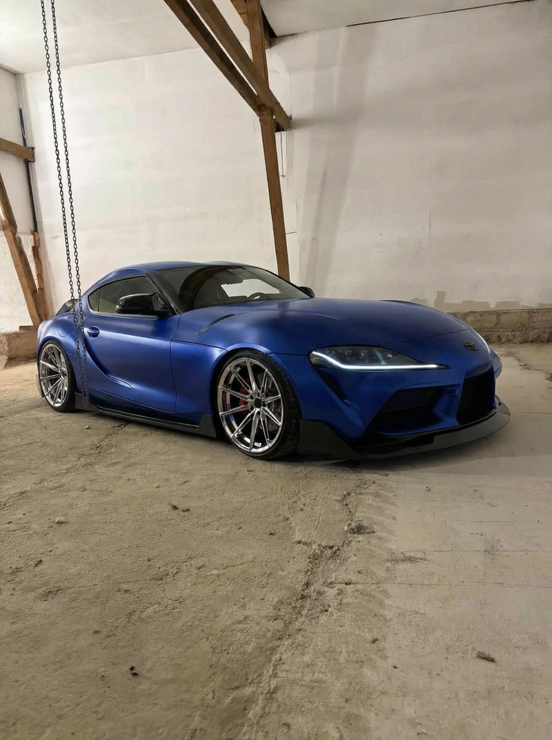Satin Liquid Metallic Cobalt Blue